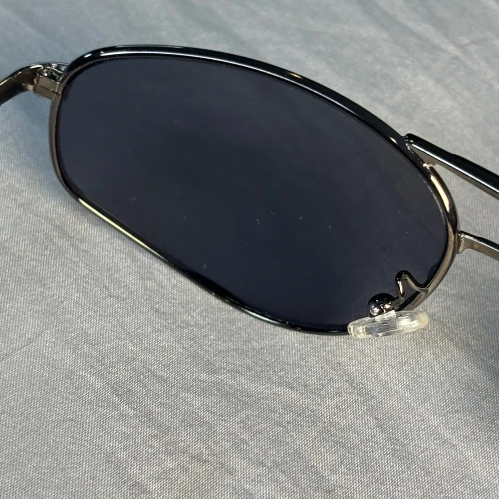 Vintage Swiss Army Voyager 25735 Sunglasses Gunmetal Aviator Mens Frames 58-20